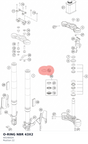 Diagram preview: O-RING NBR 43X2 (40140024)