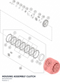 Diagram preview: HOUSING ASSEMBLY CLUTCH (96332001000)