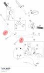 Diagram preview: Line guide (C90713026000)