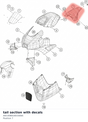 Diagram preview: tail section with decals (A65308818033EBA)