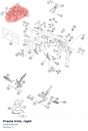 Diagram preview: Frame trim, right (63603082000)