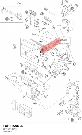 Diagram preview: TOP HANDLE (76712098193)