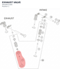 Diagram preview: EXHAUST VALVE (94036031000)