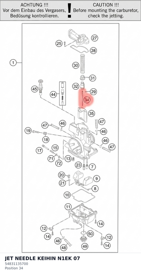 Diagram preview: JET NEEDLE KEIHIN N1EK      07 (54831135700)