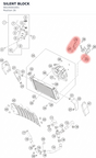 Diagram preview: SILENT BLOCK (90235001001)