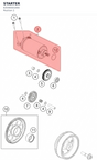 Diagram preview: STARTER (63540001000)