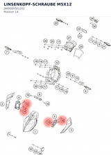 Diagram preview: LINSENKOPF-SCHRAUBE M5X12 (J900000501202)
