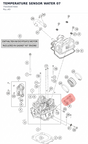 Diagram preview: TEMPERATURE SENSOR WATER 07 (75035047000)