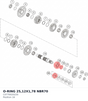 Diagram preview: O-RING  25,12X1,78 NBR70 (C0770020220)