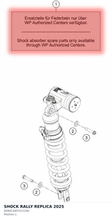 Diagram preview: SHOCK RALLY REPLICA 2025 (A580C440Y411200)