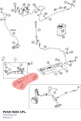 Diagram preview: PUSH ROD CPL. (76513056144)