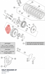 Diagram preview: HALF-WASHER 07 (75032007000)