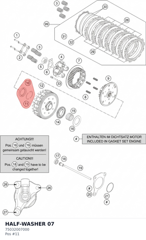 Diagram preview: HALF-WASHER 07 (75032007000)