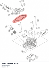 Diagram preview: SEAL COVER HEAD (96236053000)