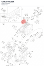 Diagram preview: CABLE HOLDER (A58011094000)