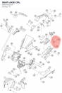 Diagram preview: SEAT LOCK CPL. (90507050033)