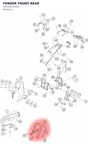 Diagram preview: FENDER FRONT REAR (A60108110000)