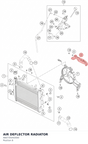 Diagram preview: AIR DEFLECTOR RADIATOR (A60735042000)