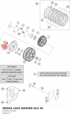 Diagram preview: WEDGE LOCK WASHER HLS 20 (0252012103100)