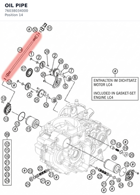Diagram preview: OIL PIPE (76038034000)