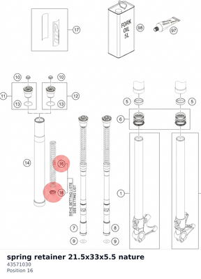 Diagram preview: spring retainer 21.5x33x5.5 nature (43571030)