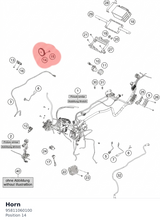 Diagram preview: Horn (95811060100)