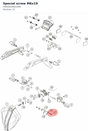 Diagram preview: Special screw M6x19 (0900000601900)