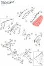 Diagram preview: Side fairing left (60308041000EBB)