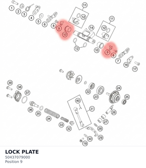 Diagram preview: LOCK PLATE (50437079000)