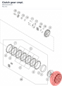 Diagram preview: Clutch gear cmpl. (96032024033)