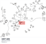 Diagram preview: UNIT ABS (A60142Y31044)