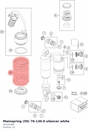 Diagram preview: Mainspring (59) 76-130.0 silencer white (91010386)