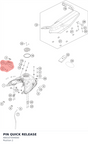Diagram preview: PIN QUICK RELEASE (A60107044000)
