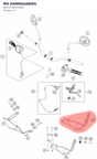 Diagram preview: RH HANDGUARDS (A60102081000EB)