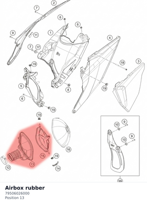 Diagram preview: Airbox rubber (79506026000)