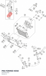 Diagram preview: PRE-FORMED HOSE (93035067000)