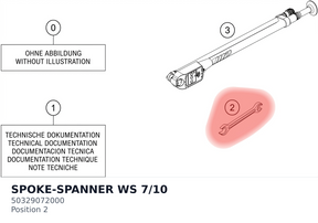 Diagram preview: SPOKE-SPANNER WS 7/10 (50329072000)