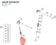 Diagram preview: VALVE EXHAUST (96236031000)