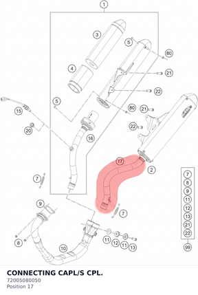 Diagram preview: CONNECTING CAPL/S CPL. (72005080050)