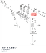 Diagram preview: SHIM D=8,9/2,28 (C77036035228)