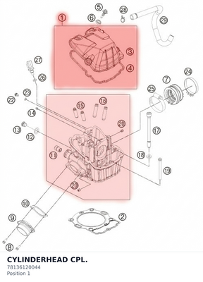 Diagram preview: CYLINDERHEAD CPL. (78136120044)