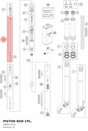 Diagram preview: PISTON ROD CPL. (48601343S)