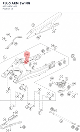Diagram preview: PLUG ARM SWING (A60104041001)