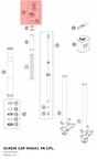 Diagram preview: SCREW CAP M46X1 PA CPL. (43570447SA)