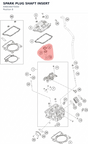 Diagram preview: SPARK PLUG SHAFT INSERT (A46036075000)