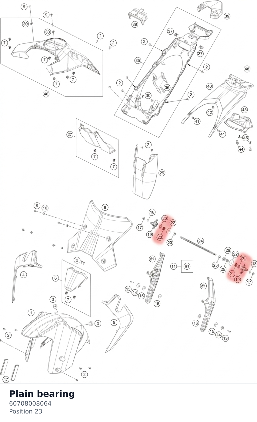 Diagram preview: Plain bearing (60708008064)