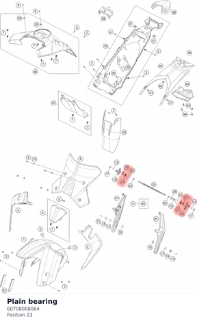 Diagram preview: Plain bearing (60708008064)
