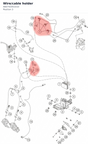 Diagram preview: Wire/cable holder (A60742051010)