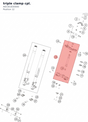 Diagram preview: triple clamp cpl. (A65301830000)