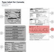 Diagram preview: Type label for Canada (LI23-A612-12)